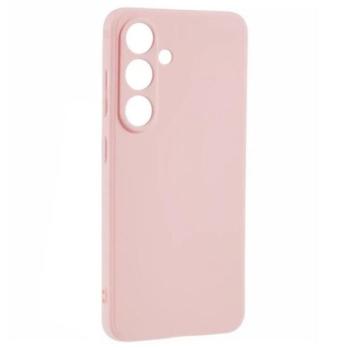 Szilikon telefonvédő (matt) RÓZSASZÍN Samsung Galaxy S25 Plus (SM-S936) kép