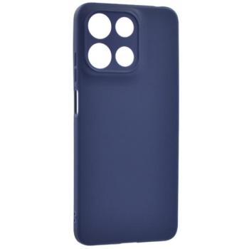 Szilikon telefonvédő (matt) SÖTÉTKÉK Motorola Moto G15 kép