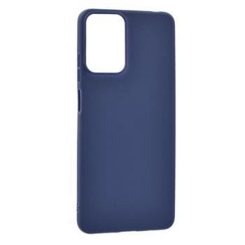 Szilikon telefonvédő (matt) SÖTÉTKÉK Motorola Moto G24, Moto G04 kép