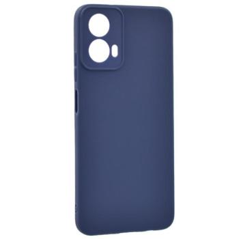 Szilikon telefonvédő (matt) SÖTÉTKÉK Motorola Moto G34 5G (XT-2363) kép