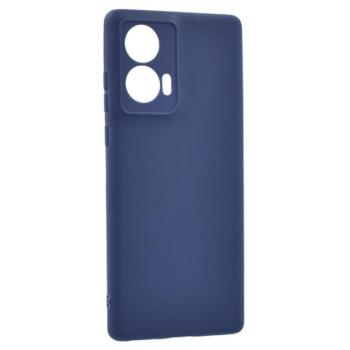 Szilikon telefonvédő (matt) SÖTÉTKÉK Motorola Moto G85 kép