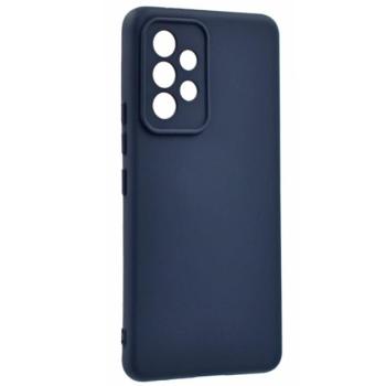 Szilikon telefonvédő (matt) SÖTÉTKÉK Samsung Galaxy A33 5G (SM-A336) kép