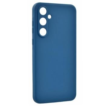 Szilikon telefonvédő (matt) SÖTÉTKÉK Samsung Galaxy A35 5G (SM-A356) kép
