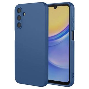 Szilikon telefonvédő (matt) SÖTÉTKÉK Samsung Galaxy A56 5G (SM-A566) kép