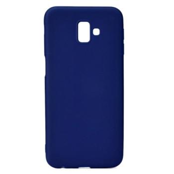 Szilikon telefonvédő (matt) SÖTÉTKÉK Samsung Galaxy J6 Plus (SM-J610F) kép