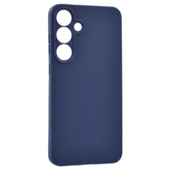 Szilikon telefonvédő (matt) SÖTÉTKÉK Samsung Galaxy S25 Plus (SM-S936) kép