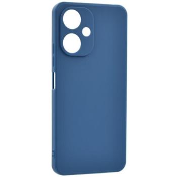 Szilikon telefonvédő (matt) SÖTÉTKÉK Xiaomi Redmi 13C 5G kép