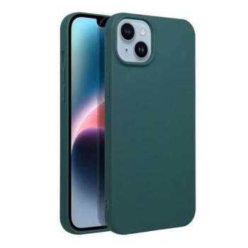 Szilikon telefonvédő (matt) SÖTÉTZÖLD Apple iPhone 15 Plus kép
