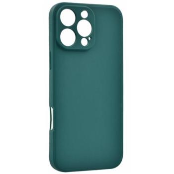 Szilikon telefonvédő (matt) SÖTÉTZÖLD Apple iPhone 16 Pro kép