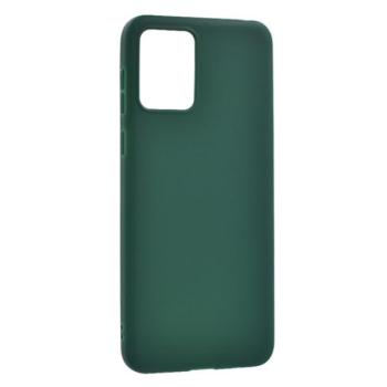 Szilikon telefonvédő (matt) SÖTÉTZÖLD Motorola Moto E13 kép