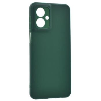 Szilikon telefonvédő (matt) SÖTÉTZÖLD Motorola Moto G55 5G kép