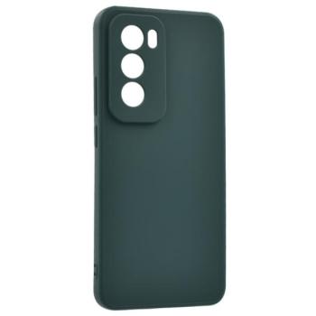 Szilikon telefonvédő (matt) SÖTÉTZÖLD Oppo Reno 12 Pro 5G kép