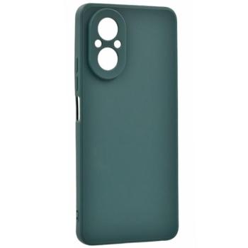 Szilikon telefonvédő (matt) SÖTÉTZÖLD Realme C67 4G kép