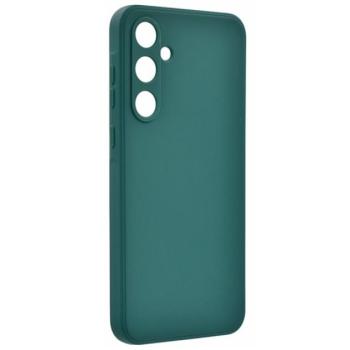 Szilikon telefonvédő (matt) SÖTÉTZÖLD Samsung Galaxy A35 5G (SM-A356) kép