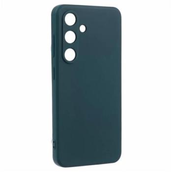 Szilikon telefonvédő (matt) SÖTÉTZÖLD Samsung Galaxy A36 5G (SM-A366) kép