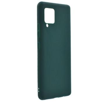 Szilikon telefonvédő (matt) SÖTÉTZÖLD Samsung Galaxy A42 5G (SM-A425F) kép