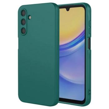 Szilikon telefonvédő (matt) SÖTÉTZÖLD Samsung Galaxy A56 5G (SM-A566) kép