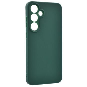 Szilikon telefonvédő (matt) SÖTÉTZÖLD Samsung Galaxy S24 FE (SM-S721) kép