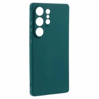 Szilikon telefonvédő (matt) SÖTÉTZÖLD Samsung Galaxy S25 Ultra (SM-S938) kép