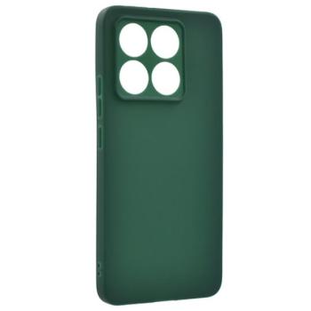 Szilikon telefonvédő (matt) SÖTÉTZÖLD Xiaomi 14T Pro 5G kép