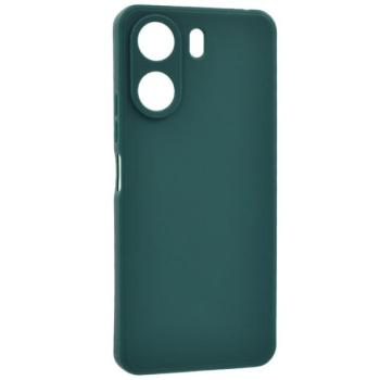 Szilikon telefonvédő (matt) SÖTÉTZÖLD Xiaomi Redmi 13C kép
