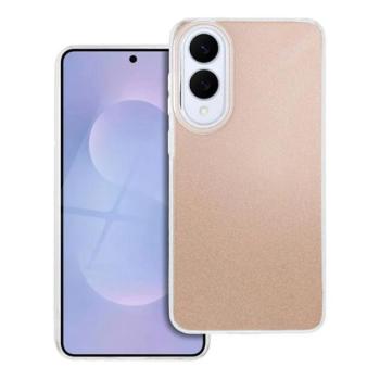 Szilikon telefonvédő (műanyag belső, csillogó hátlap) ARANY Samsung Galaxy S25 Edge (SM-S937) kép