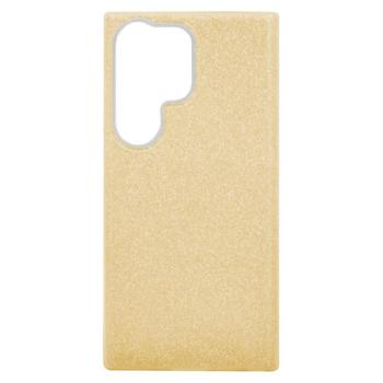 Szilikon telefonvédő (műanyag belső, csillogó hátlap) ARANY Samsung Galaxy S25 Ultra (SM-S938) kép