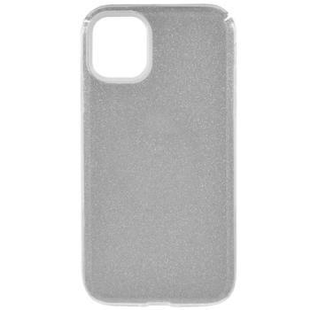 Szilikon telefonvédő (műanyag belső, csillogó hátlap) EZÜST Apple iPhone 12, Apple iPhone 12 Pro kép