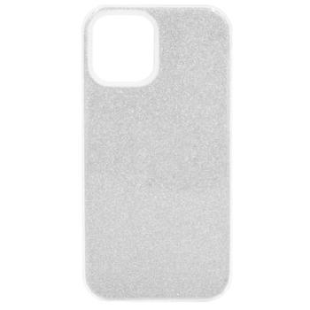 Szilikon telefonvédő (műanyag belső, csillogó hátlap) EZÜST Apple iPhone 14 Pro Max kép