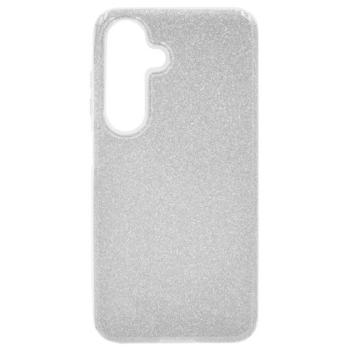 Szilikon telefonvédő (műanyag belső, csillogó hátlap) EZÜST Samsung Galaxy A16 4G (SM-A165), Galaxy A16 5G (SM-A166) kép