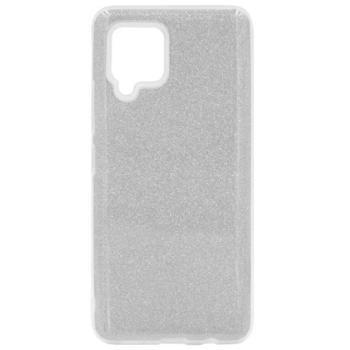 Szilikon telefonvédő (műanyag belső, csillogó hátlap) EZÜST Samsung Galaxy A42 5G (SM-A425F) kép