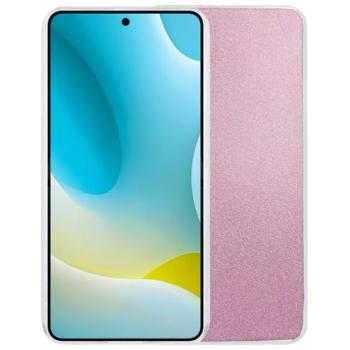 Szilikon telefonvédő (műanyag belső, csillogó hátlap) RÓZSASZÍN Apple iPhone 16 Pro Max kép