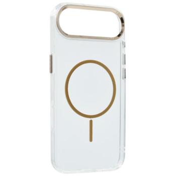 Szilikon telefonvédő (műanyag hátlap, kameravédő, MagSafe, légpárnás sarok) ARANY Apple iPhone Air kép