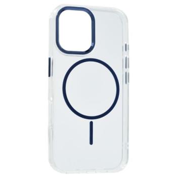 Szilikon telefonvédő (műanyag hátlap, kameravédő, MagSafe, légpárnás sarok) SÖTÉTKÉK Apple iPhone 16 kép