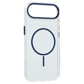 Szilikon telefonvédő (műanyag hátlap, kameravédő, MagSafe, légpárnás sarok) SÖTÉTKÉK Apple iPhone Air kép