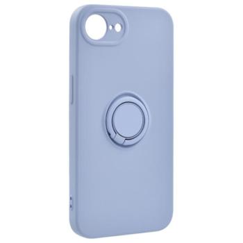 Szilikon telefonvédő (tartógyűrű, mikrofiber plüss belső, mágneses, kameravédő) LILA Apple iPhone 16e kép