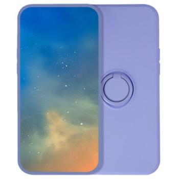 Szilikon telefonvédő (tartógyűrű, mikrofiber plüss belső, mágneses, kameravédő) LILA Samsung Galaxy A17 5G (SM-A176) kép