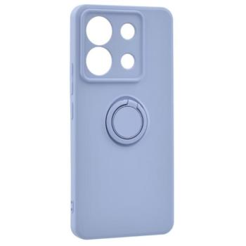 Szilikon telefonvédő (tartógyűrű, mikrofiber plüss belső, mágneses, kameravédő) LILA Xiaomi Redmi Note 13 Pro 5G kép