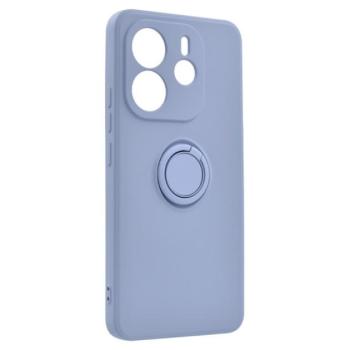 Szilikon telefonvédő (tartógyűrű, mikrofiber plüss belső, mágneses, kameravédő) LILA Xiaomi Redmi Note 14 4G kép