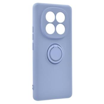 Szilikon telefonvédő (tartógyűrű, mikrofiber plüss belső, mágneses, kameravédő) LILA Xiaomi Redmi Note 14 Pro Plus 5G kép