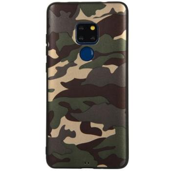 Szilikon telefonvédő (terep minta) ZÖLD Huawei Mate 20 kép