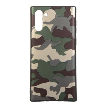 Szilikon telefonvédő (terep minta) ZÖLD Samsung Galaxy Note 10 (SM-N970F) kép