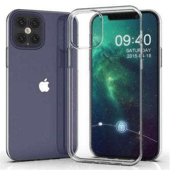 Szilikon telefonvédő (ultravékony) ÁTLÁTSZÓ Apple iPhone 12, Apple iPhone 12 Pro kép