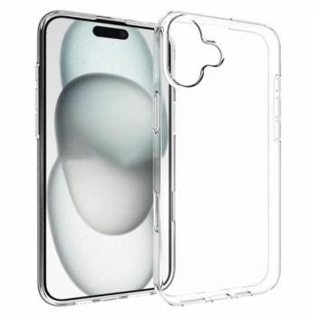 Szilikon telefonvédő (ultravékony) ÁTLÁTSZÓ Apple iPhone 16 Plus kép