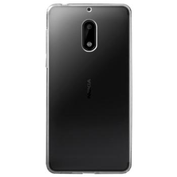 Szilikon telefonvédő (ultravékony) ÁTLÁTSZÓ Nokia 6 (2017) kép