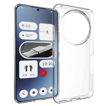Szilikon telefonvédő (ultravékony) ÁTLÁTSZÓ Nothing Phone (3a) Pro kép