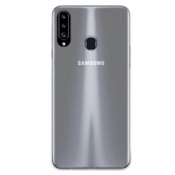 Szilikon telefonvédő (ultravékony) ÁTLÁTSZÓ Samsung Galaxy A20s (SM-A207F) kép