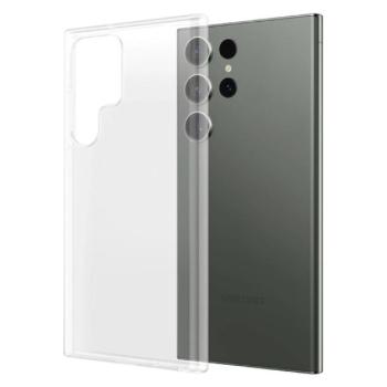 Szilikon telefonvédő (ultravékony) ÁTLÁTSZÓ Samsung Galaxy S23 Ultra (SM-S918) kép