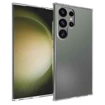 Szilikon telefonvédő (ultravékony) ÁTLÁTSZÓ Samsung Galaxy S24 Ultra (SM-S928) kép