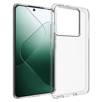 Szilikon telefonvédő (ultravékony) ÁTLÁTSZÓ Xiaomi 14T Pro 5G kép
